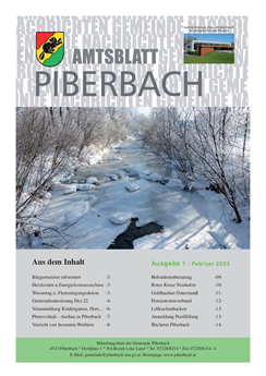 Amtsblatt Nr. 1 - Feb.2023
