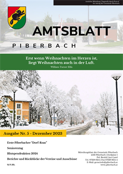 Amtsblatt Ausgabe 5 - Dezember 2023 (13.12.2023)